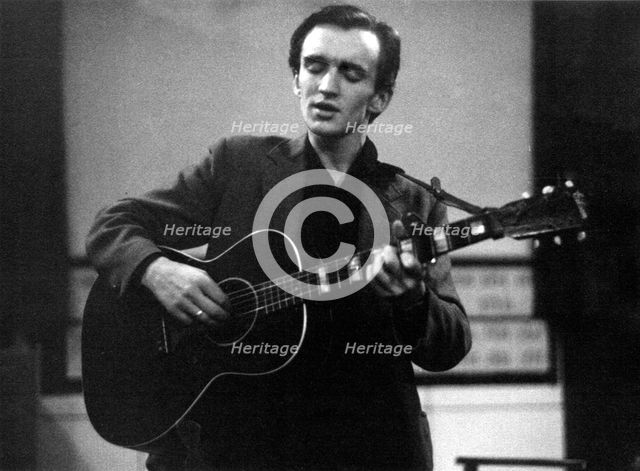 Martin Carthy, Cecil Sharp House, London, early 1960s. Artist: Eddis Thomas