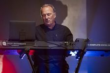 Martin Cooper, OMD, live at Heritage Live, Audley End House, Essex, Aug 2023. Creator: Annapaola Marchesani