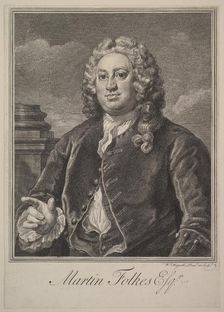 Martin Folkes, 1742. Creator: William Hogarth