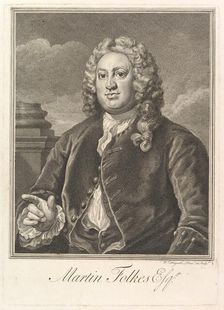 Martin Folkes, 1742. Creator: William Hogarth