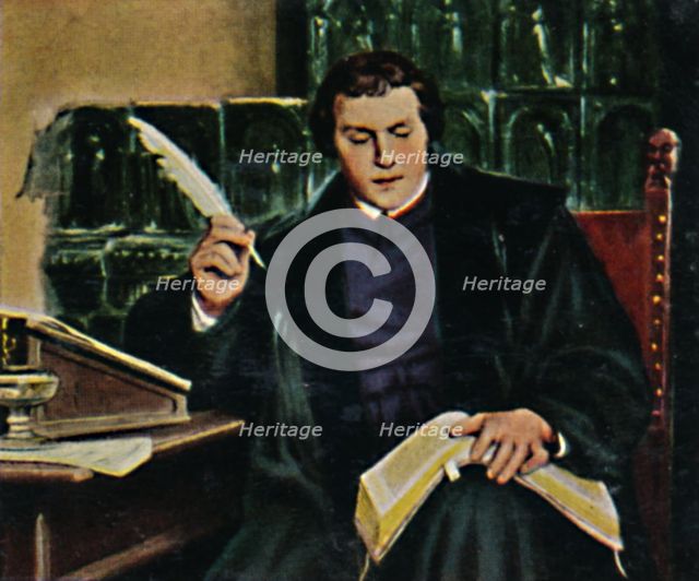 'Martin Luther 1483-1546. - Gemälde von Thumann', 1934. Creator: Unknown.