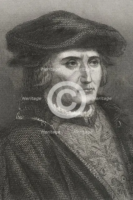 Martin Luther, (1483-1546), German theologian and Augustinian friar, 1856.  Creator: Charles Geoffroy.