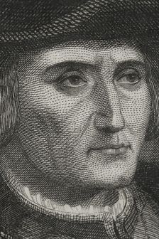 Martin Luther, (1483-1546), German theologian and Augustinian friar, 1856. Creator: Charles Geoffroy