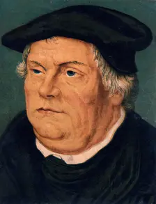 Martin Luther, 16th century German Protestant reformer, (19th century)