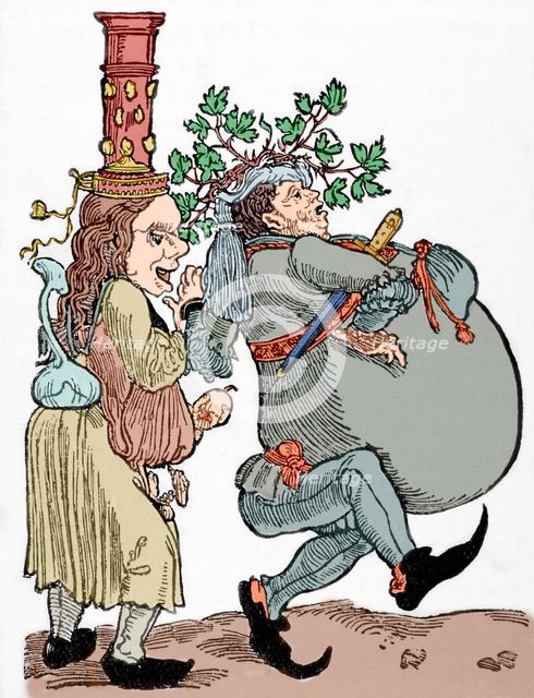 Martin Luther and Katharina von Bor, 1881. Creator: Unknown.