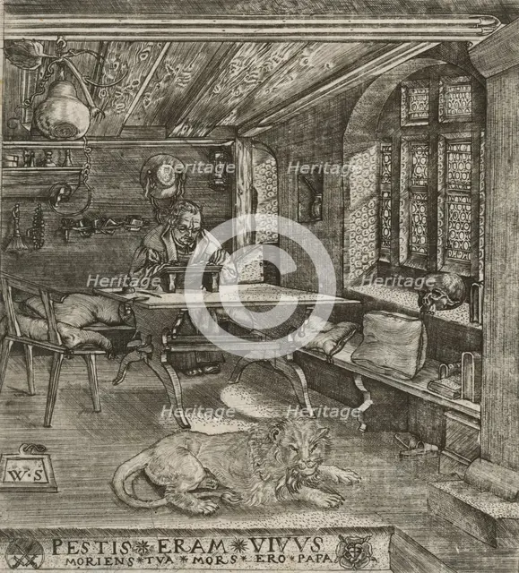 Martin Luther as Saint Jerome in his Cell, c. 1580.