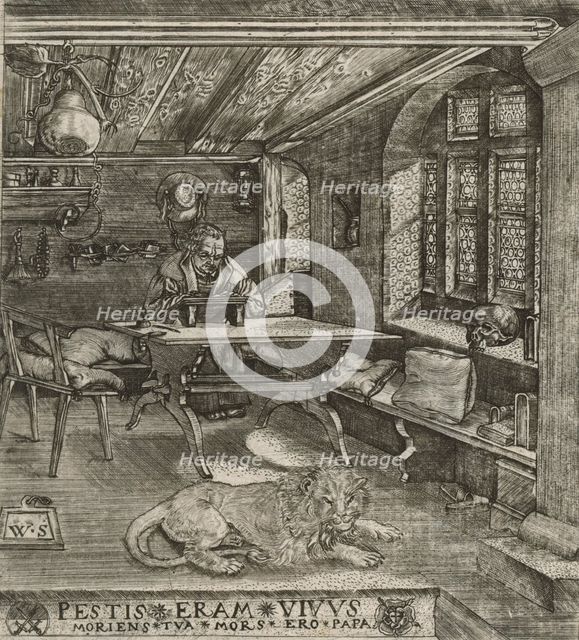 Martin Luther as Saint Jerome in his Cell, c. 1580.