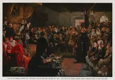 Martin Luther at the Diet of Worms of 1521: "Here I stand, I can do no other", 1917. Creator: Schwormstädt, Felix (1870-1938)