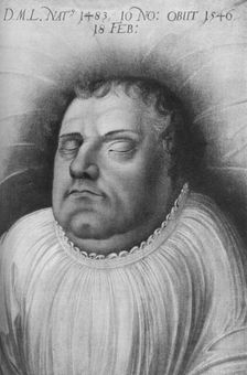 Martin Luther, German monk, priest, professor of theology and seminal figure of the Protestant Refor Artist: Lucas Cranach the Elder