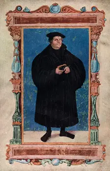 Martin Luther, German theologian and Augustinian monk, 19th century
