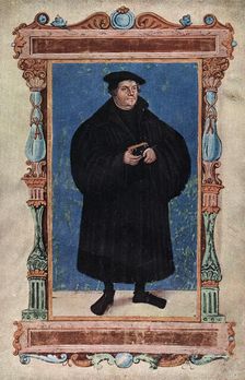 Martin Luther, German theologian and Augustinian monk, 19th century