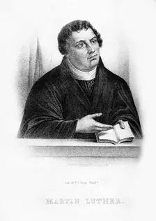 Martin Luther, German theologian, Augustinian monk, and ecclesiastical reformer, (1854)