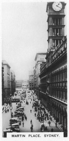 Martin Place, Sydney, 1928