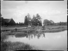 Martin's Pond, Potten End, Nettleden with Potten End, Dacorum, Hertfordshire, 1916. Creator: Katherine Jean Macfee