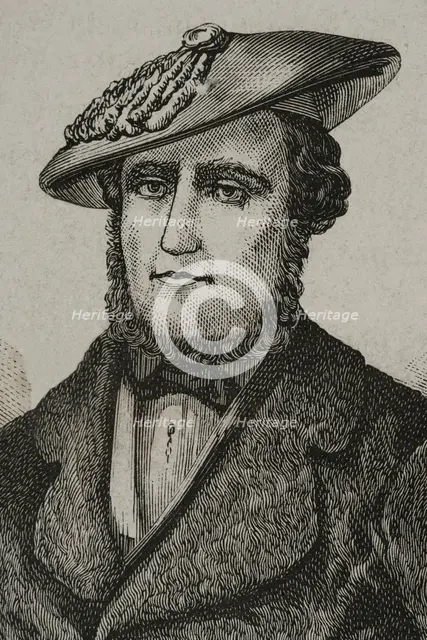 Martin Zurbano (1788-1845), Spanish guerrilla fighter, 1879.  Creator: Unknown.