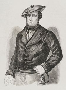 Martin Zurbano (1788-1845), Spanish guerrilla fighter, 1879. Creator: Unknown