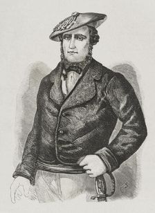 Martin Zurbano (1788-1845), Spanish guerrilla fighter, 1879. Creator: Unknown