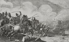 Martin Zurbano and his Isabelline troops, 1845. Creator: Unknown