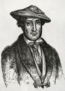 Martin Zurbano, known as Martin Varea, (1788-1845), Spanish liberal military, 1853. Creator: Unknown