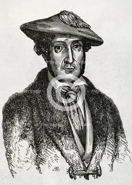 Martin Zurbano, known as Martin Varea, (1788-1845), Spanish liberal military, 1853.  Creator: Unknown.