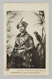 MARTINIQUE - Type et Costume Créole, ca. 1920. Creator: Louis Bauer