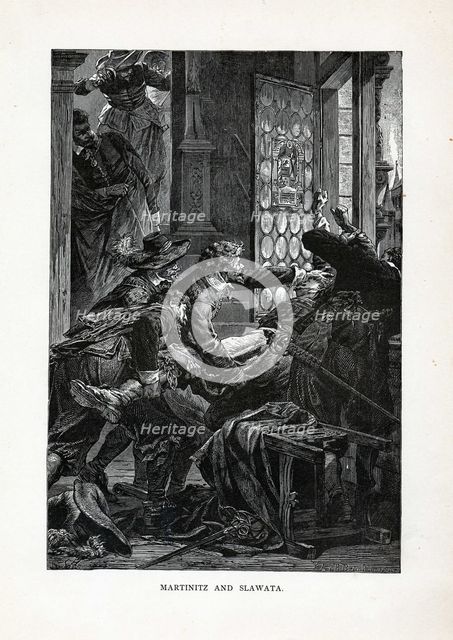 Martinitz and Slawata, 1882. Artist: Brend'amour, Richard (1831-1915)