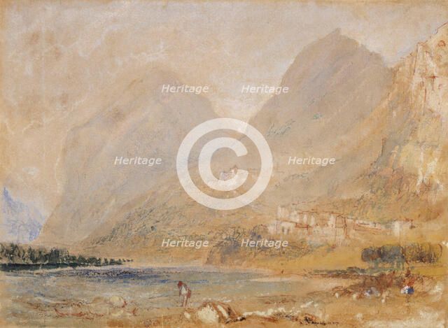 Martinswand, near Innsbruck, 1833. Creator: JMW Turner.