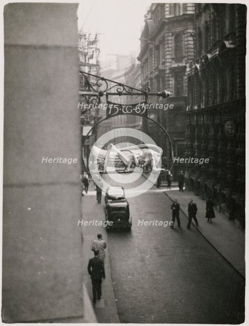 Martins Bank, Lombard Street, City and County of the City of London, GLA, 1950-1953. Creator: JR Uppington.