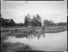 Martin's Pond, Potten End, Nettleden with Potten End, Dacorum, Hertfordshire, 1916. Creator: Katherine Jean Macfee
