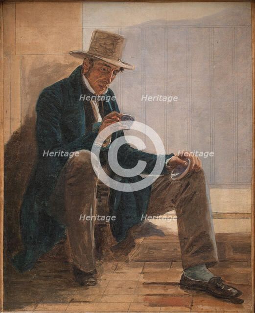 Martinus Rorbye, 1837. Creator: Constantin Hansen.