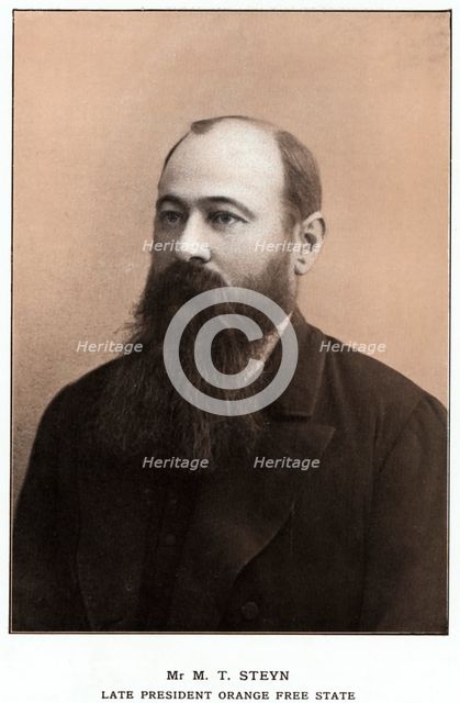 Martinus Theunis Steyn, South African statesman c1900. Artist: Anon