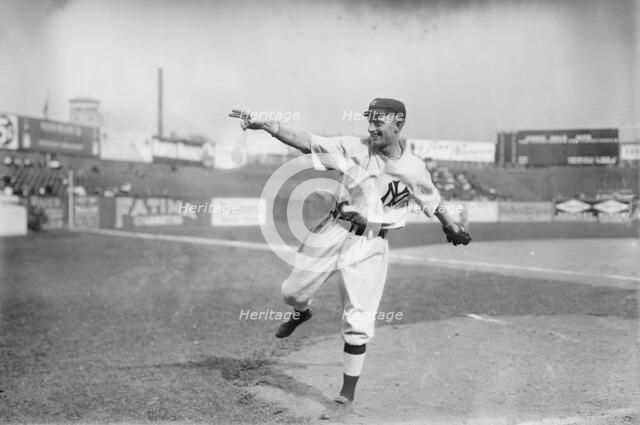 Marty McHale, New York AL (baseball), 1913. Creator: Bain News Service.