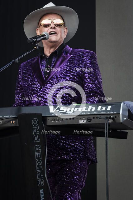 Martyn Ware, Heaven 17 live at Heritage Live, Audley End House, Essex, Aug 2023. Creator: Annapaola Marchesani.