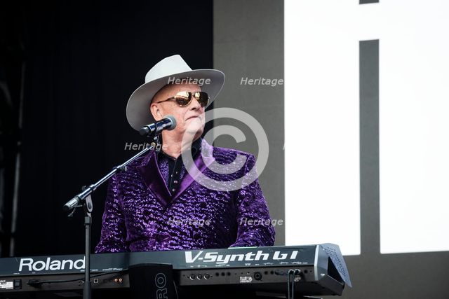 Martyn Ware, Heaven 17 live at Heritage Live, Audley End House, Essex, Aug 2023. Creator: Annapaola Marchesani.