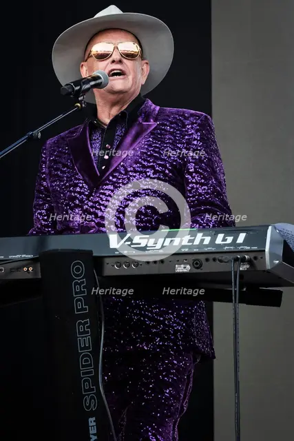 Martyn Ware, Heaven 17 live at Heritage Live, Audley End House, Essex, Aug 2023. Creator: Annapaola Marchesani.