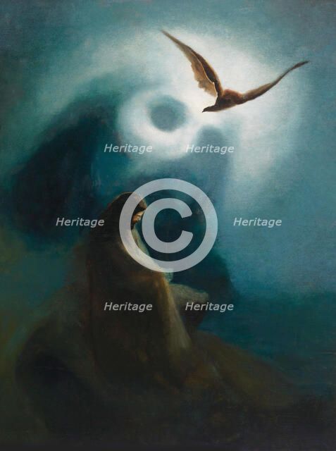 Martyr and crucified, son Helios, 1895. Creator: Diefenbach, Karl Wilhelm (1851-1913).