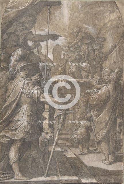 Martyrdom of a Female Saint (Agnes?), 1605-9. Creator: Camillo Procaccini.