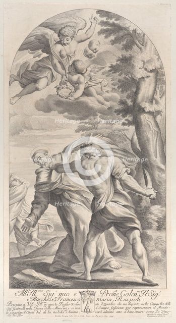 Martyrdom of a saint, 1693., 1693. Creator: Nicolas Dorigny.