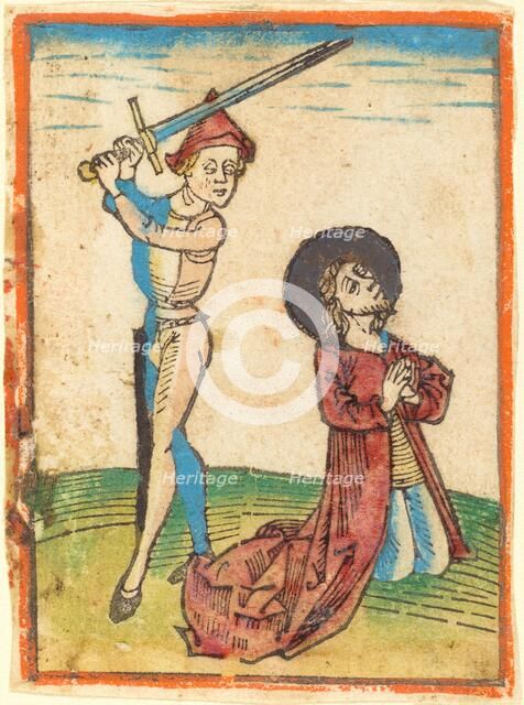 Martyrdom of a Saint, c. 1480. Creator: Unknown.
