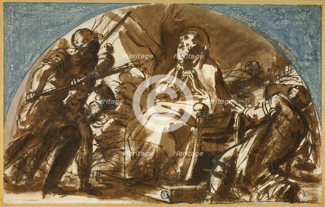 Martyrdom of a Saint, n.d. Creator: Jacopo Cavedone.