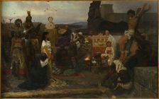 Martyrdom of early Christians, 1885. Creator: Siemiradzki, Henryk (1843-1902)