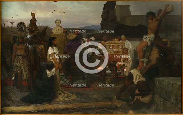Martyrdom of early Christians, 1885. Creator: Siemiradzki, Henryk (1843-1902).