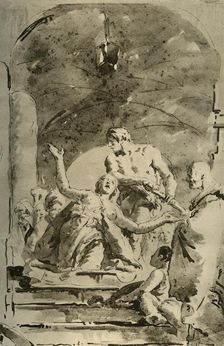 Martyrdom of S. Giustina c1730s, (1928). Artist: Giovanni Battista Tiepolo