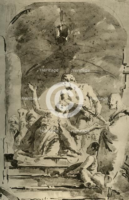 'Martyrdom of S. Giustina', c1730s, (1928). Artist: Giovanni Battista Tiepolo.