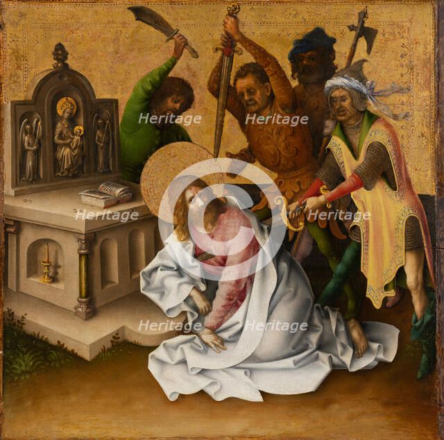 Martyrdom of St Matthew, after 1435. Creator: Stephan Lochner.