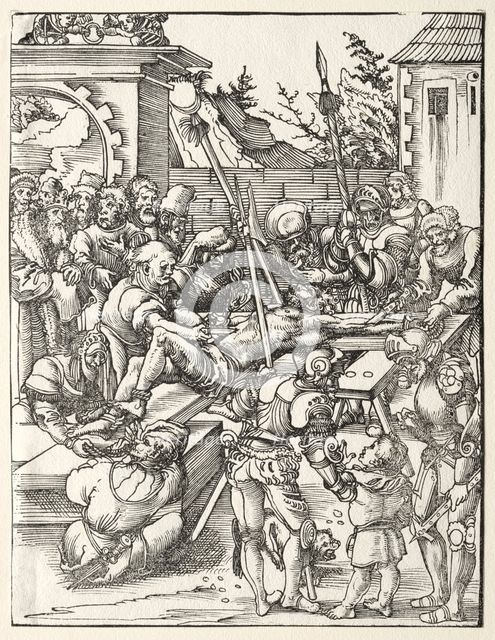 Martyrdom of St. Bartholomew. Creator: Lucas Cranach (German, 1472-1553).