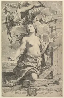 Martyrdom of St. Catherine, 1625. Creator: Claude Mellan