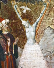 Martyrdom of St. Eulalia 1452, Detail of an altarpiece by Bernat Martorell