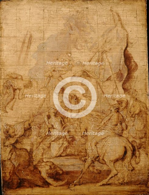 Martyrdom of St. George, 17th century. Creator: Unknown.