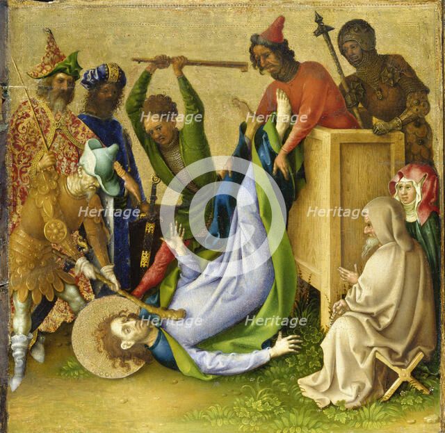 Martyrdom of St James the Younger, after 1435. Creator: Stephan Lochner.